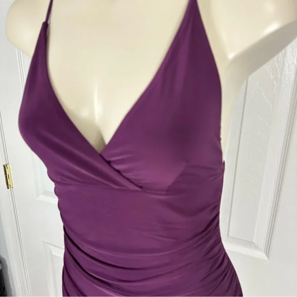 FOREVER 21 dress PLUM PURPLE sleeveless small party dress WOMENS APPAREL new S - Picture 4 of 12